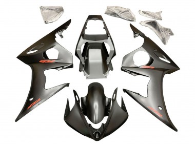 Carenagens Moto Yamaha YZF 600 R6 2005 - Preto Fosco Vermelho
