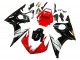 Carenagens Moto Yamaha YZF 600 R6 2005 - Vermelho Branco Preto Brilhante