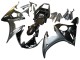 Carenagens Moto Yamaha YZF 600 R6 2005 - Preto Brilhante Preto Fosco Ouro