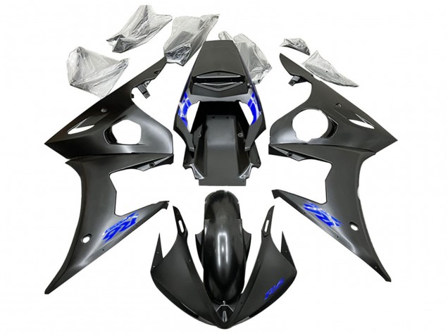 Carenagens Moto Yamaha YZF 600 R6 2005 - Preto Azul