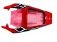 Carenagens Moto Yamaha YZF 600 R6 2005 - Branco Vermelho Preto Brilhante