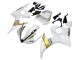 Carenagens Moto Yamaha YZF 600 R6 2005 - Branco Ouro Preto