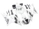 Carenagens Moto Yamaha YZF 600 R6 2006-2007 - Branco Preto Brilhante Motul Michelin