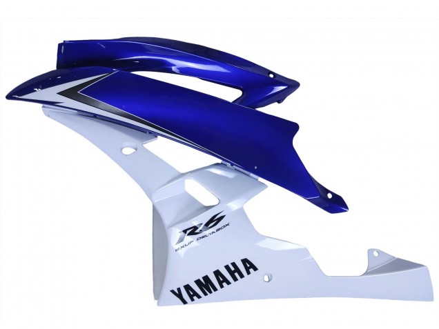 Carenagens Moto Yamaha YZF 600 R6 2006-2007 - Branco Azul Preto