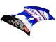 Carenagens Moto Yamaha YZF 600 R6 2006-2007 - Branco Azul Preto Fimer Volvo Yamalube Sterilgarda