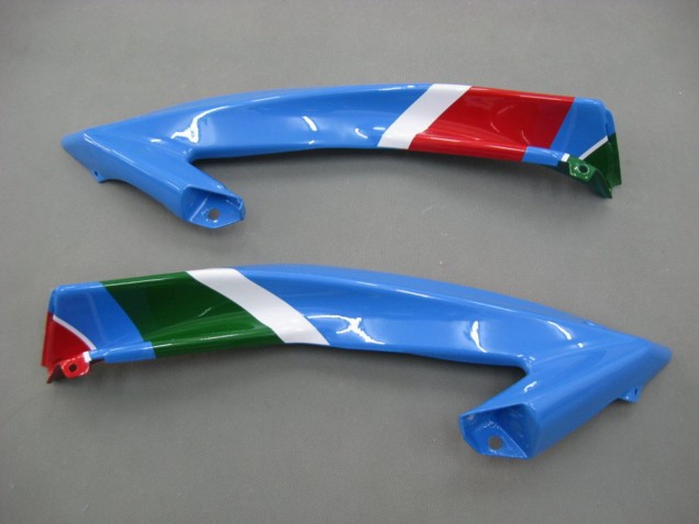 Carenagens Moto Yamaha YZF 600 R6 2006-2007 - Azul Verde Branco Vermelho Dunlop Michelin Motul