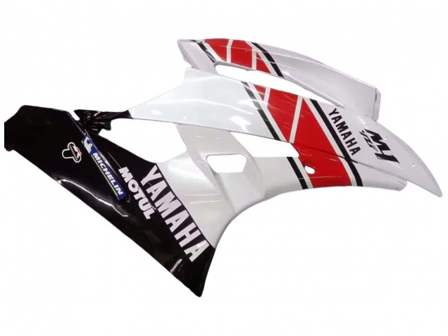 Carenagens Moto Yamaha YZF 600 R6 2006-2007 - Branco Vermelho Preto Motul