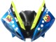 Carenagens Moto Yamaha YZF 600 R6 2006-2007 - Azul Verde Néon Preto Tubarão