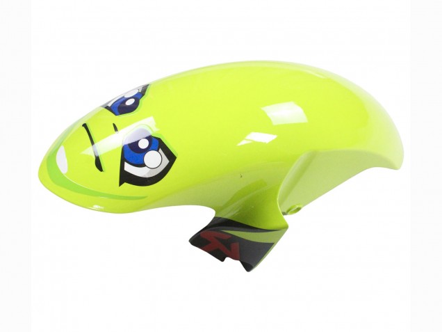 Carenagens Moto Yamaha YZF 600 R6 2006-2007 - Azul Verde Néon Preto Tubarão