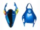 Carenagens Moto Yamaha YZF 600 R6 2006-2007 - Azul Verde Néon Preto Tubarão