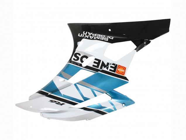 Carenagens Moto Yamaha YZF 600 R6 2006-2007 - Branco Azul Preto Semakin Didepan ENEOS