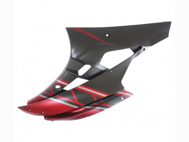 Carenagens Moto Yamaha YZF 600 R6 2006-2007 - Vermelho Preto Fosco