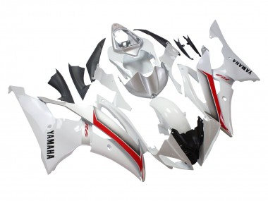 Carenagens Moto Yamaha YZF 600 R6 2008-2016 - Branco Vermelho