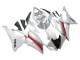 Carenagens Moto Yamaha YZF 600 R6 2008-2016 - Branco Vermelho