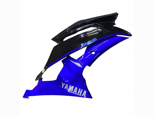 Carenagens Moto Yamaha YZF 600 R6 2008-2016 - Azul Preto Brilhante