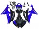 Carenagens Moto Yamaha YZF 600 R6 2008-2016 - Azul Preto Brilhante