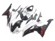 Carenagens Moto Yamaha YZF 600 R6 2008-2016 - Branco Preto Fosco Vermelho Decalques