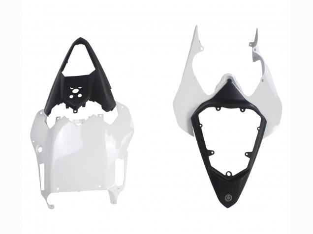 Carenagens Moto Yamaha YZF 600 R6 2008-2016 - Branco Preto Fosco Vermelho Decalques