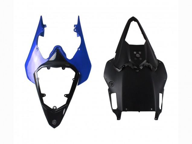 Carenagens Moto Yamaha YZF 600 R6 2008-2016 - Branco Azul Preto Brilhante