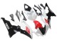 Carenagens Moto Yamaha YZF 600 R6 2008-2016 - Branco Vermelho Preto Brilhante