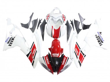Carenagens Moto Yamaha YZF 600 R6 2008-2016 - Branco Vermelho Preto Motul Michelin