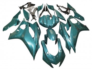 Carenagens Moto Yamaha YZF 600 R6 2008-2016 - Azul-água Pérola