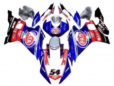 Carenagens Moto Yamaha YZF 600 R6 2017-2023 - Vermelho Azul Preto Pata