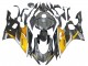 Carenagens Moto Yamaha YZF 600 R6 2017-2023 - Ouro Preto Fibra de Carbono