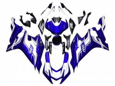 Carenagem Moto Yamaha YZF 600 R6 2017-2023 - Branco Azul