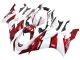 Carenagens Moto Yamaha YZF 600 R6 2017-2023 - Branco Vermelho Preto
