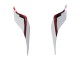 Carenagens Moto Yamaha YZF 600 R6 2017-2023 - Branco Vermelho Preto