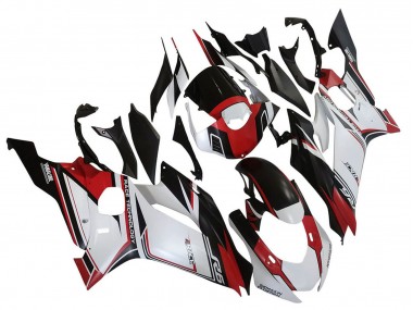 Carenagens Moto Yamaha YZF 600 R6 2017-2023 - Branco Vermelho Preto Semakin Didepan