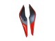 Carenagens Moto Honda CBR250RR 2011-2015 - Preto Fosco Vermelho Listra