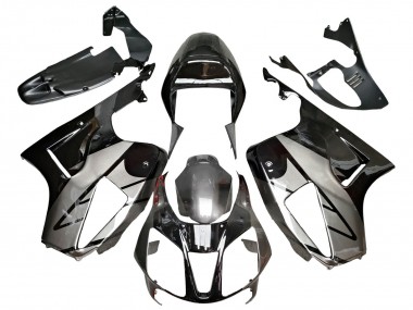 Carenagens Moto Honda VTR1000 2000-2006 - Prata Preto Brilhante