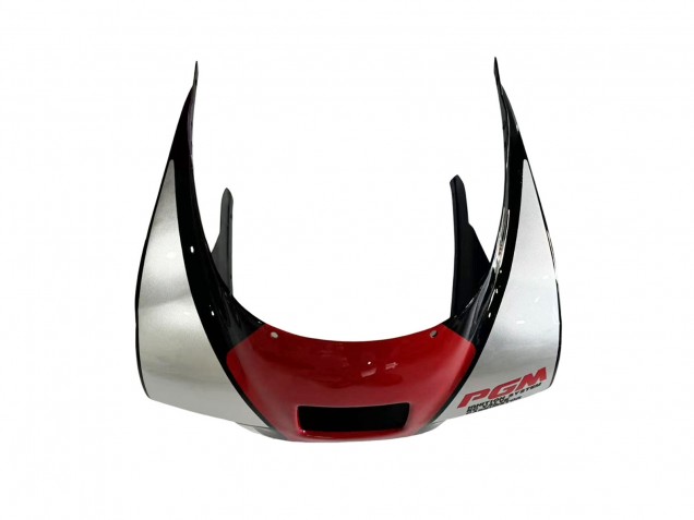 Carenagens Moto Honda NSR250R 1988-1989 - Prata Vermelho Preto Brilhante