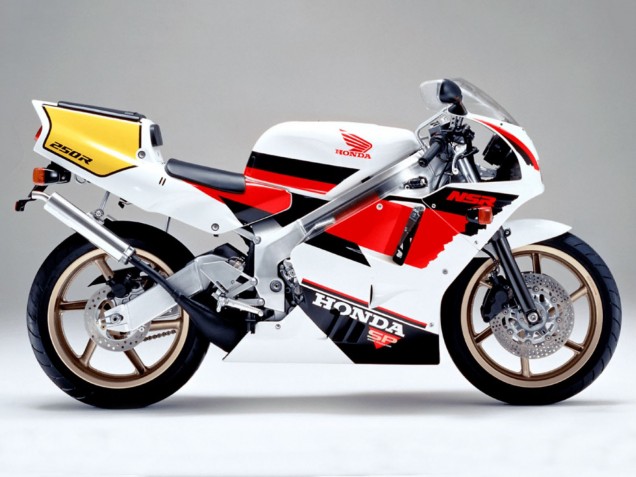 Carenagens Moto Honda NSR250R 1990-1993 - Branco Vermelho Amarelo Preto