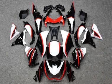 Carenagens Moto Kawasaki Z1000 2014-2019 - Preto Brilhante Branco Vermelho
