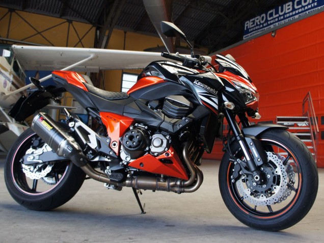 Carenagens Moto Kawasaki Z1000 2014-2019 - Vermelho Branco Laranja Preto