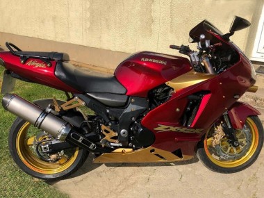 Carenagens Moto Kawasaki ZX12R 2000-2001 - Vermelho Ouro