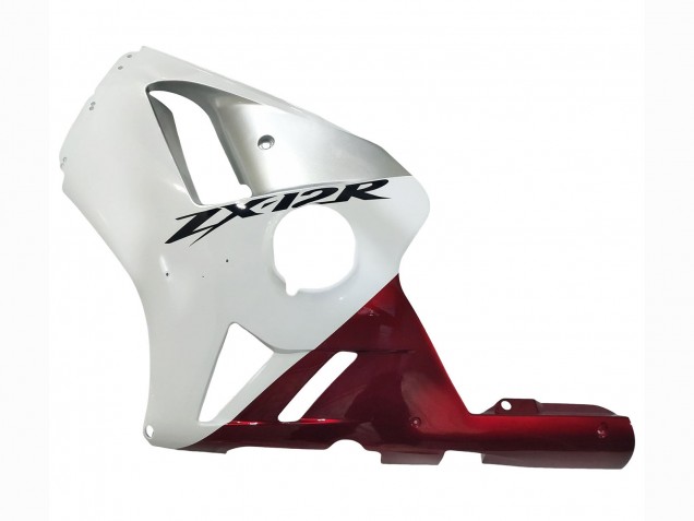 Carenagens Moto Kawasaki ZX12R 2002-2006 - Branco Vermelho Preto