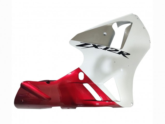 Carenagens Moto Kawasaki ZX12R 2002-2006 - Branco Vermelho Preto