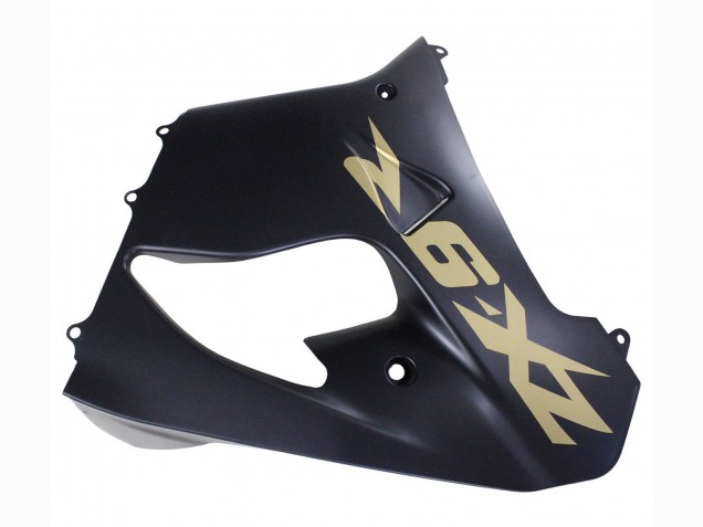 Carenagens Moto Kawasaki ZX9R 2000-2001 - Preto Fosco Ouro