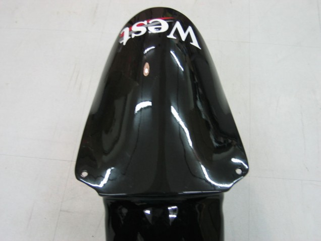 Carenagens Moto Kawasaki ZX9R 2000-2001 - Preto Brilhante Branco West