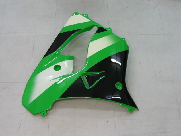 Carenagens Moto Kawasaki ZX9R 2000-2001 - Verde Prata Preto