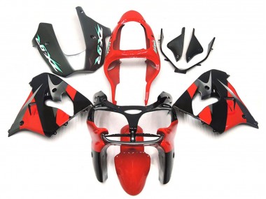 Carenagens Moto Kawasaki ZX9R 2000-2001 - Vermelho Preto