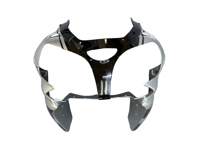 Carenagens Moto Kawasaki ZX9R 2002-2003 - Prata Preto Brilhante Monstro Elf