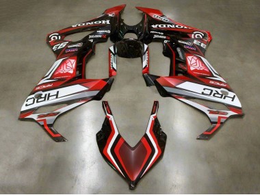 Carenagens Moto Honda CBR650R 2019-2020 - Branco Vermelho Preto Brilhante HRC