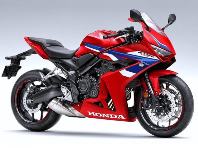 Carenagens Moto Honda CBR650R 2024-2025 - Vermelho Branco Azul