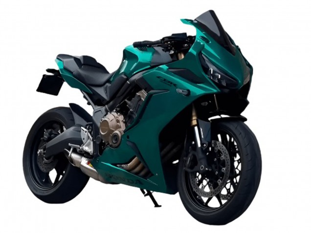 Carenagens Moto Honda CBR650R 2021-2023 - Verde Escuro