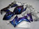 Carenagens Moto Honda CBR650R 2021-2023 - Camaleão Azul Roxo